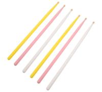 CORHAD 3 Pairs Maple Wood Drumsticks Set for Beginners and Professionals Comfortable Grip Percussion Sticks for Jazz Rock Practice Versatile Drum Kit Accessories for Concerts and Studio