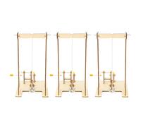 CORHAD 3 Sets Hand- Hand Crane Model Mechanics Experiment Science Learning DIY Physics Material Mechanical Engineering Science Learning Kits DIY Building