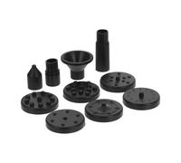 CORHAD 3 Sets Solar Fountain Nozzle Heads Pump Kit for Small Ponds and Fish Tanks, Abs Material with Easy Installation and Stable Operation Outdoor Fountain Accessories