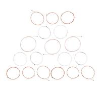 CORHAD 3 Sets Stainless Steel Acoustic Guitar Strings Set for Beginners and Professionals Easy Installation Consistent Tuning Suitable for Various Music Styles Replacement Kit