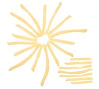 CORHAD 30pcs Realistic Simulation French Fries Model Fake PVC Food Ornament Play Props for Party Decoration and Store Display