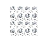 CORHAD 36pcs Spiral Hair Mini Rhinestone Hair Clips with Metal Stick Easy to Use