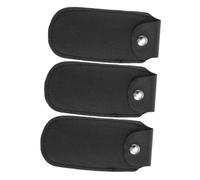 CORHAD 3pcs 10-hole Blues Harmonica Cases Set, Faux Leather Harmonica Storage Pouches, Lightweight Scratch-resistant Covers Suitable for Travel and Performance