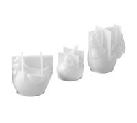 CORHAD 3Pcs 3D Chicken Silicone Molds for Resin Epoxy Crafting - Hen, Rooster, Chick Casting Moulds for Soap, Candle, Polymer Clay Jewelry Making and Animal Fondant Decoration