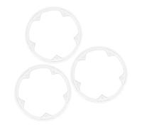 CORHAD 3pcs Bicycle Chainring Guard 5 Hole Plastic Cover for Mountain Bikes | Lightweight Design, Easy Installation, Oil Splash Protection, Outdoor Adventures, Chainring Fit, 48 Tooth Size