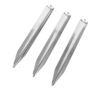 CORHAD 3pcs Curved Lab Set, Metal Transfer Scoop for Laboratory Mixing, Bead Shaped Tool, Paste, and Craft Use