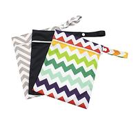 CORHAD 3pcs Diaper Organizer Bag Medium Zipper Pouches for Diapers Travel Storage Makeup Essentials Durable Material with Hanging Rope for