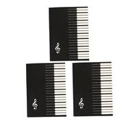 CORHAD 3pcs Piano Staff Music Notebook for Guitar Beginners Music Score Practice Book Standard Line Spacing for Boys and Girls and Composition