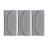CORHAD 3pcs Pu Leather Cash Wallet for Women with Budget Planning and Cash Management Features, Compact Minimalist Money Pouch Suitable for Meetings and School Use