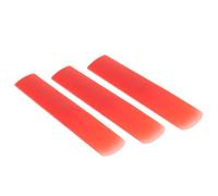 CORHAD 3pcs Red Resin Alto Saxophone Reeds for Beginners and Professionals Comfortable Breath Control Easy Installation Compatible with Standard Alto Sax Models Lightweight Woodwind