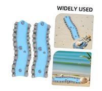 CORHAD 3pcs Resin Miniature River Stream for Fairy Garden Landscape Mini Water Feature Decor for Psychological Consultation Tranquil Resin Figurines Enhancing Relaxation and Mental