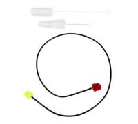 CORHAD 3Pcs Saxophone Cleaning Brush Nylon Metal Wind Instrument Maintenance Tool Long Reach Soft Brushes for Practical Sax Trumpet and Trombone Care