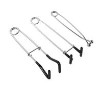 CORHAD 3pcs Stainless Steel Fish Mouth Spreaders Grip Fishing Pliers Hook Remover Tool Lip Gripper for Saltwater and Freshwater Fishing Fish Claw Gripper Accessories