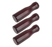 CORHAD 3pcs Wooden Foosball Handle Grips Octagon Anti-slip Soccer Table Replacement Parts Rod End Caps for Tabletop Football Game Accessories