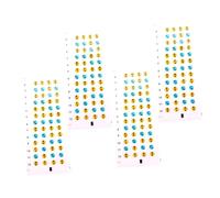 CORHAD 4 Sheets Ukulele Fingerboard Guides Fretboard Marker Labels for Beginners Practice Removable Scale Stickers with Adhesive Design Lightweight and Easy to Apply for Learning Notes