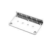 CORHAD 4 String Fixed Hardtail Bridge Bottom Plate for String Guitar Replacement Guitar Parts Accessory with Precise Fit for Easy Installation and Performance