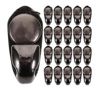CORHAD 40 Set Boot Lace Hardware Kit for Leather Shoes and Boots, Metal Quick Replacement Eyelets and Hooks with Modern Metallic Look, Universal Fit for Travel and Everyday Use