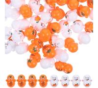 CORHAD 48pcs Easter Bunny Tumbler with Wobble Design, Plastic Miniature Carrot and Bunny Decorations for ’s Study Rooms and Bedrooms, Creative and Bright Novelty Gifts