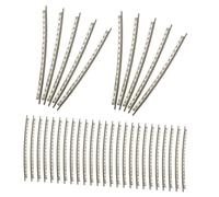CORHAD 48pcs Electric Guitar Silk Replacement Wire for Guitar Fret Wire Silver Cupronickel