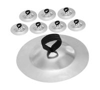 CORHAD 4pair Mini Drum Cymbals Hand Cymbals Finger Zills for Belly Dance Party Portable Percussion Instrument Musical Accessories