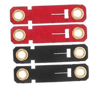 CORHAD 4pcs Adjustable Velvet Bird Foot Rings Buckle Open Parrots Leg Bands for Pigeons and Cockatiels Comfortable Anti-lost Bird Legs Harness for Pet