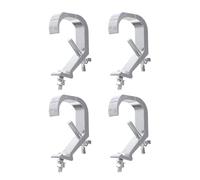 CORHAD 4pcs Aluminum Stage Light C Clamps for Dj Truss Load Capacity Anti-Slip Hook for LED Par Spots Moving Head Lights