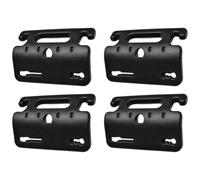 CORHAD 4pcs Car Headrest Hook Hanger Black Abs Safety Assist Handle
