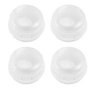 CORHAD 4pcs Childproof Plastic Oven Knob Covers for Kitchen Stove Safety Guard Installation Compatible with Gas and Natural Gas Stoves Protects Boy Girl and Pets from Fire Hazards