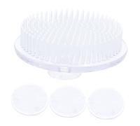 CORHAD 4pcs Clear Plastic Flower Pin Holder with Suction Cup Base for Flower Arrangement Transparent Floral Fixation Tool for Vase and Smooth Surface Easy to Use Floral Stem Support