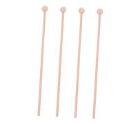 CORHAD 4pcs Creative Wooden Fish Knocking Stick Solid Wood Hammers for Rhythm Sticks Practical Wood Mallets for Drumming