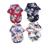 CORHAD 4pcs Dog Cooling Shirt Summer Vest Pet Shirt Uv Protection Breathable Dress