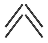 CORHAD 4pcs Dustpan Replacement Plastic Edges with Soft Pressing Strips, Prevents Garbage Spilling and Easy to Replace, Dustpan Lip Accessories for Home Cleaning