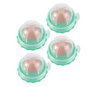 CORHAD 4pcs Edible Lickable Cat Candy Balls with Transparent Cover Oral Health Treats for Kittens and Cats Wall-mountable Sweet Snack for Interactive and Exercise