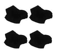 CORHAD 4pcs Figure Ice Skate Boot Covers Large Size 37-43 Black Protective Skate Shoe Sleeves for Adult Skaters Ice Toe Caps and Roller Covers