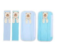 CORHAD 4pcs Fridge Handle Covers Fabric Dot Design Protective Kitchen Appliance Covers Prevent Stains and Fingerprints Fits Fridges and Dishwashers Easy to and Light Blue