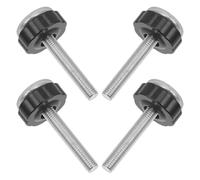 CORHAD 4pcs Gate Spindle Rods Pressure Gate Spindle Rods Replacement Bolts Easy Adjustment Non-drilling Installation Aluminium Alloy and Abs Material