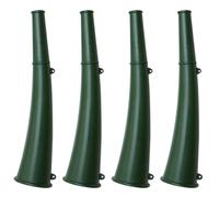 CORHAD 4pcs Green Signal Horn Portable Survival Trumpet for Hiking Training | Compact Design, High Decibel Output, Ergonomic Grip, Metal and Plastic Build, Performance Use