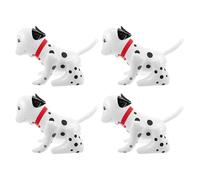 CORHAD 4pcs Inflatable Dalmatian Dog 4d Spotted Puppy Balloons for Party Decorations Classroom Rewards Boy Girl Animal Playset