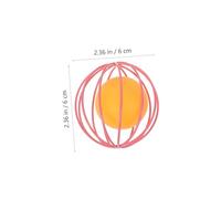 CORHAD 4pcs Interactive Cat Balls with Inner Rolling Ball for Indoor Cats Plastic Chase and Scratch Plaything for Exercise and Claw Health Random Color Random Color