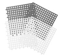 CORHAD 4pcs Pet Foot Pads Rabbit Guinea Pig Mats Bunny Cage Mats Non-slip Pet Bedding