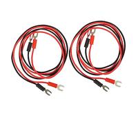 CORHAD 4pcs Phonograph Connecting Wire Kit, U-shaped Double-headed Insulated Copper Cables, Magnetic Turntable Test Leads for Dj Equipment and Electronic Music Accessories