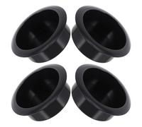 CORHAD 4pcs Plastic Recliner Sofa Cup Holder Insert with Slot, Replacement Armchair Cup Holder for Truck, Car, Rv, and Office Chair, 38mm High X 109mm Wide Plastic Tray