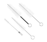 CORHAD 4pcs Saxophone Mouthpiece Cleaning Brush Nylon Bristle Flute Sax Cleaning Kit Instrument Care Tool