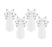 CORHAD 4pcs Silicone Cat Corner Guards for Cabinets and Baseboards, Self-adhesive Edge Protectors Preventing Accidental Bumps in Homes and Living Rooms, Playful Style for Pets and Boys