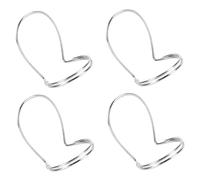 CORHAD 4pcs Silver Metal Hollow Finger Picks Set for Banjo Mandolin Guitar Thumb and Index Finger Plectrum, Suitable for Folk Guitar and Ukulele Playing