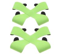 CORHAD 4pcs Swimming Headband Ear Shield Covers for Men Women Adjustable Neoprene Ear Band with No-Slip Design for Bathing Scuba Diving Pools and Water Activities Green