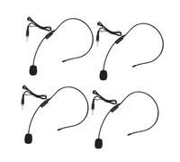CORHAD 4pcs Threaded Microphone Wired Headworn Loudspeaker Mic for Laptop Vocal Headset for Public Speaking