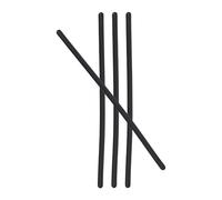 CORHAD 4pcs Universal Cane Holder for Walking Stick and Walker Accessories with Flexible ENA and Iron Material, Black Colour, Designed for Desk and Table Use to Enhance Independence
