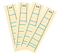CORHAD 4pcs Violin Fingerboard Stickers Position Labels for Beginners Easy Read Scale Indicators Practice Stickers for for Violin Players