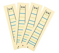 CORHAD 4pcs Violin Fretboard Stickers Finger Position Removable Stickers for Violin Learning Scale for Beginner Practice